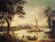 John Thomas Serres The Thames at Shillingford,near Oxford oil painting artist